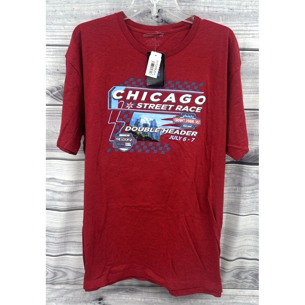 NASCAR CHICAGO STREET RACE T SHIRT Unisex Size XL THE LOOP 121 GRANT PARK 165